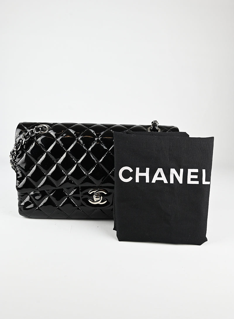 Chanel Borsa 2.55 in pelle vernis nera