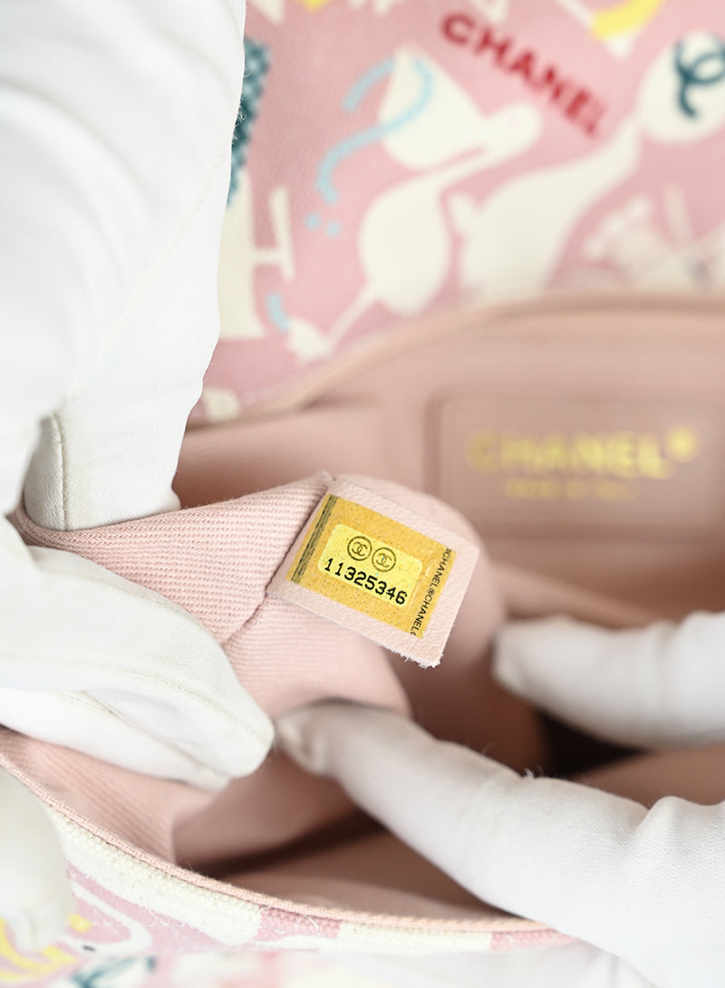 Chanel Borsa Baby Animal Flap Bag 2008 rosa