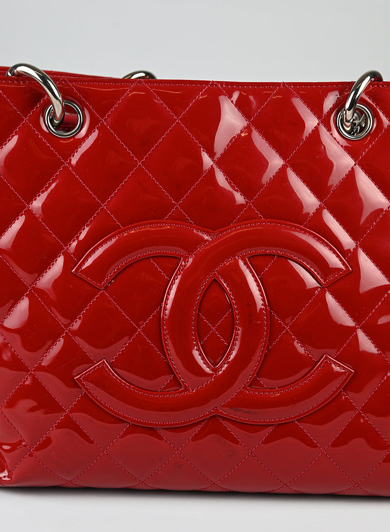 Chanel Borsa GTS in vernice rossa