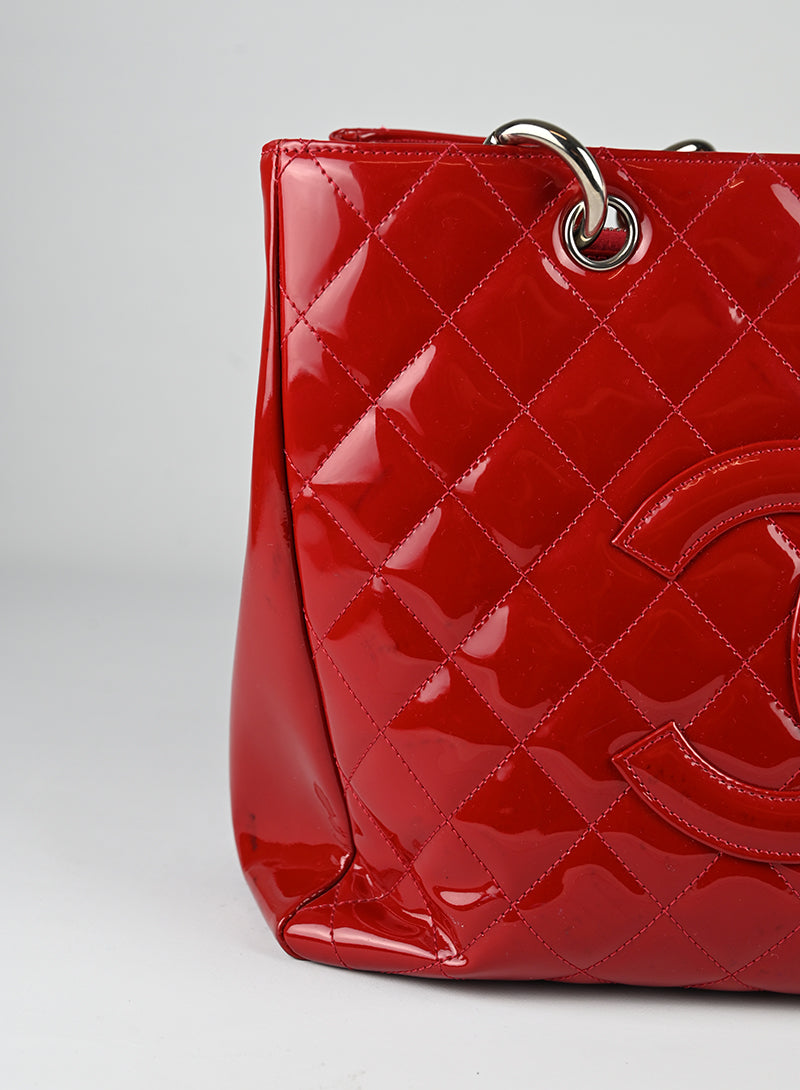 Chanel Borsa GTS in vernice rossa