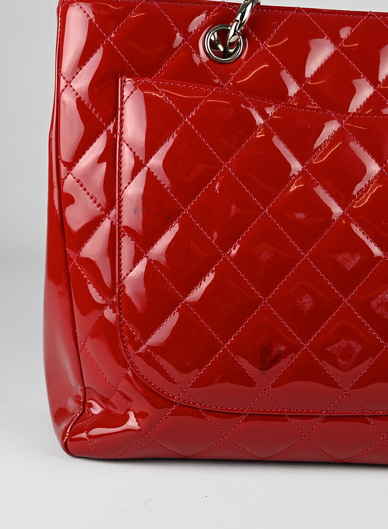 Chanel Borsa GTS in vernice rossa