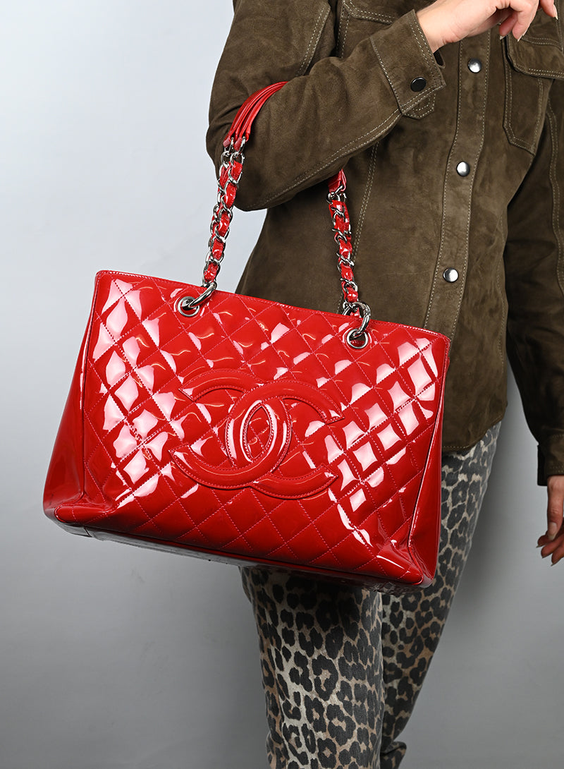 Chanel Borsa GTS in vernice rossa