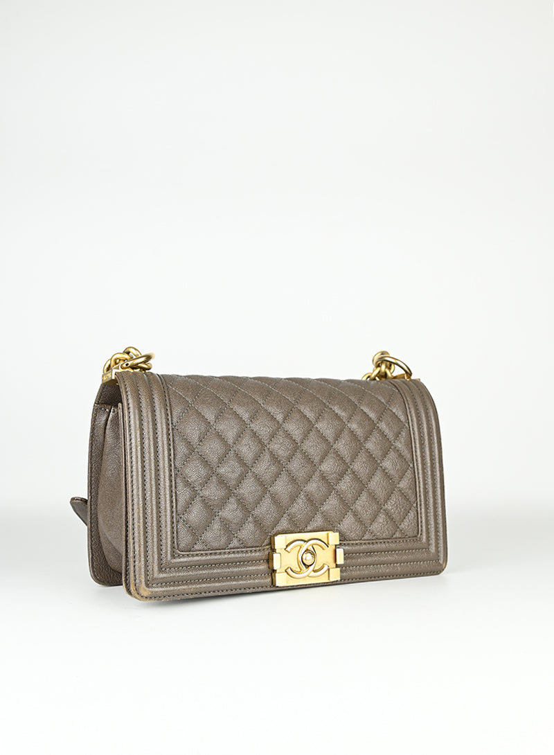 Chanel Borsa Boy tortora