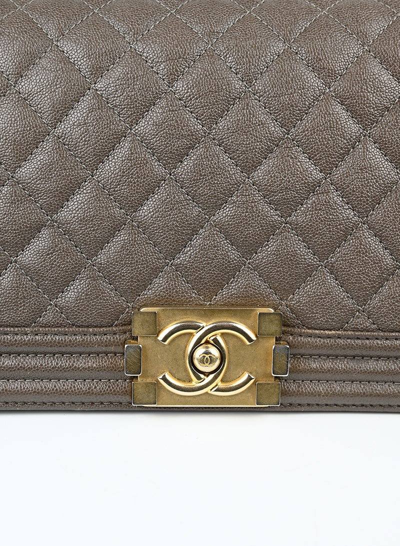 Chanel Borsa Boy tortora