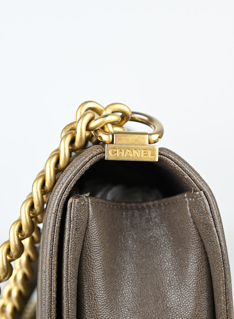 Chanel Borsa Boy tortora