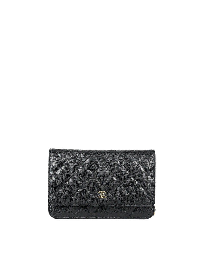 Chanel Borsina nera pelle caviar