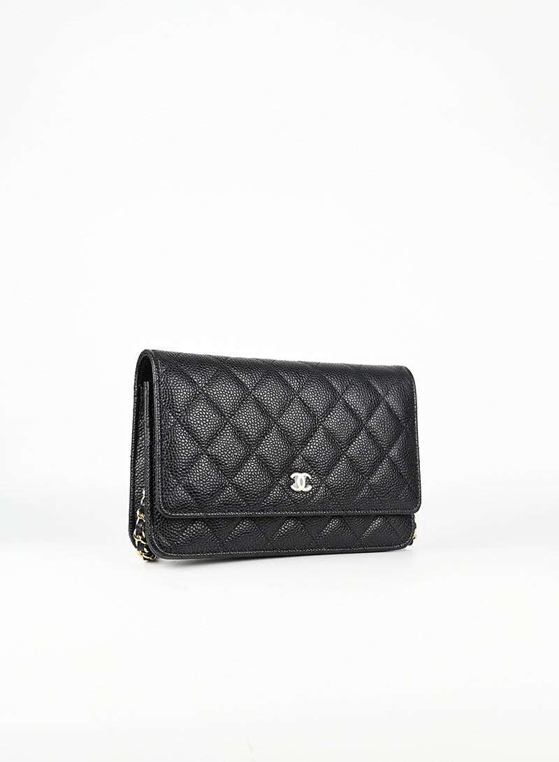 Chanel Borsina nera pelle caviar