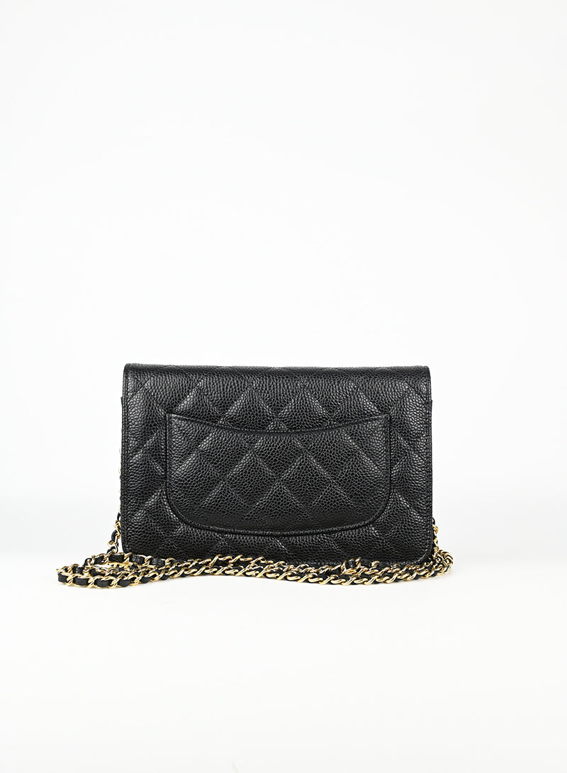 Chanel Borsina nera pelle caviar