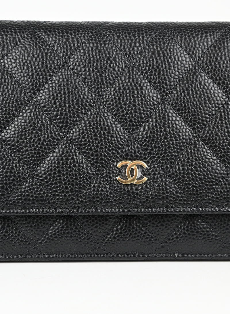 Chanel Borsina nera pelle caviar