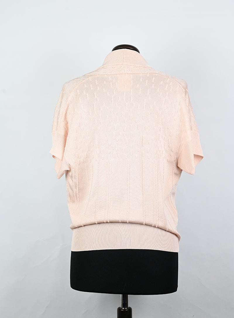 Chanel Cardigan in cotone rosa - Tg. 36 FR -  lesleyluxuryvintage