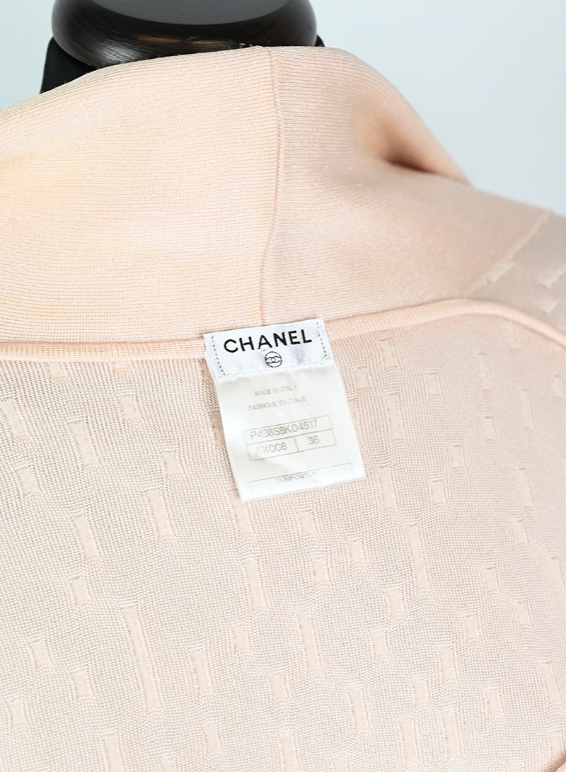 Chanel Cardigan in cotone rosa - Tg. 36 FR -  lesleyluxuryvintage