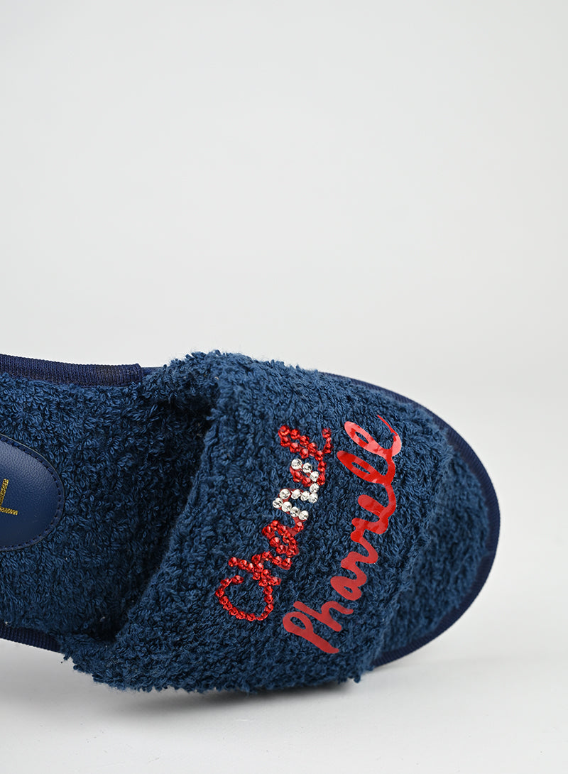 Chanel Ciabatte in spugna blu - Tg. XS