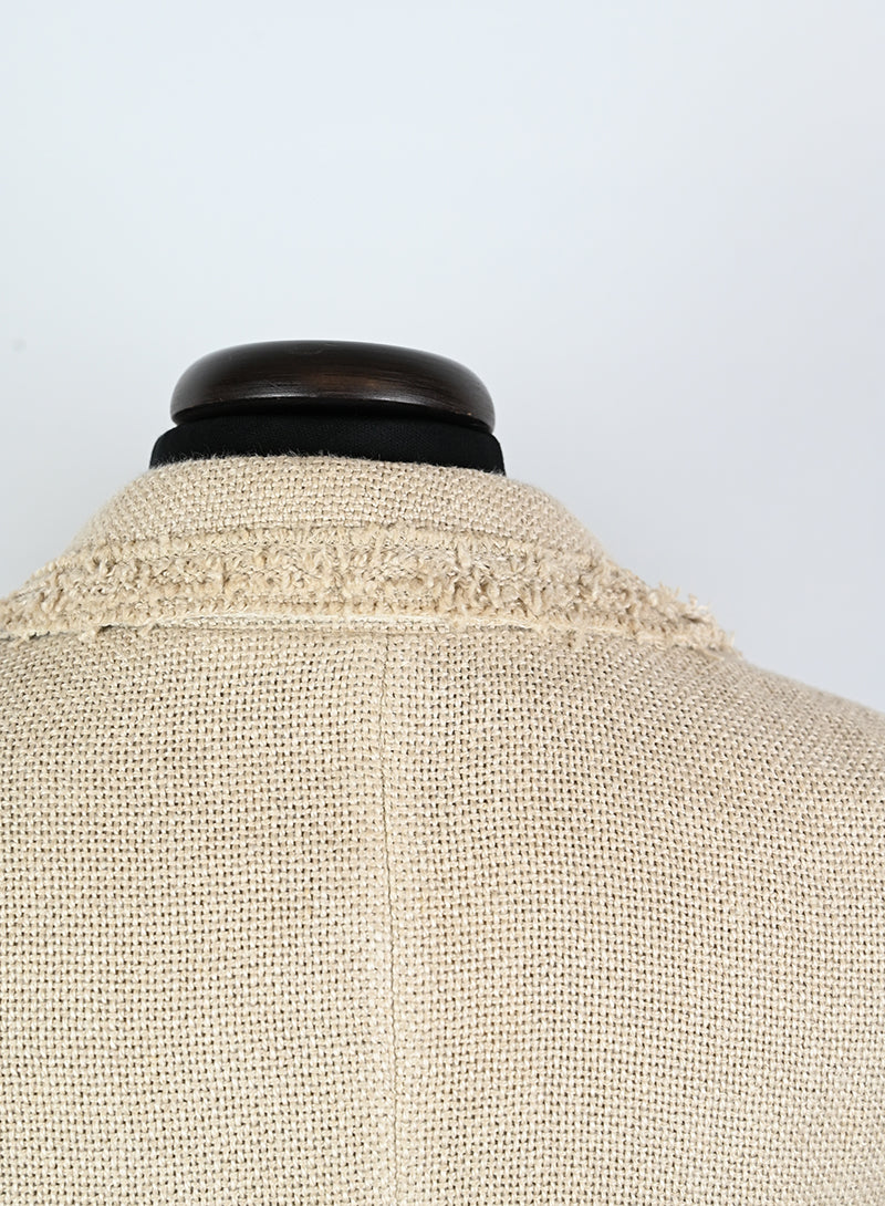 Chanel Giacca in lino ecrù - Tg. 38 FR -  lesleyluxuryvintage