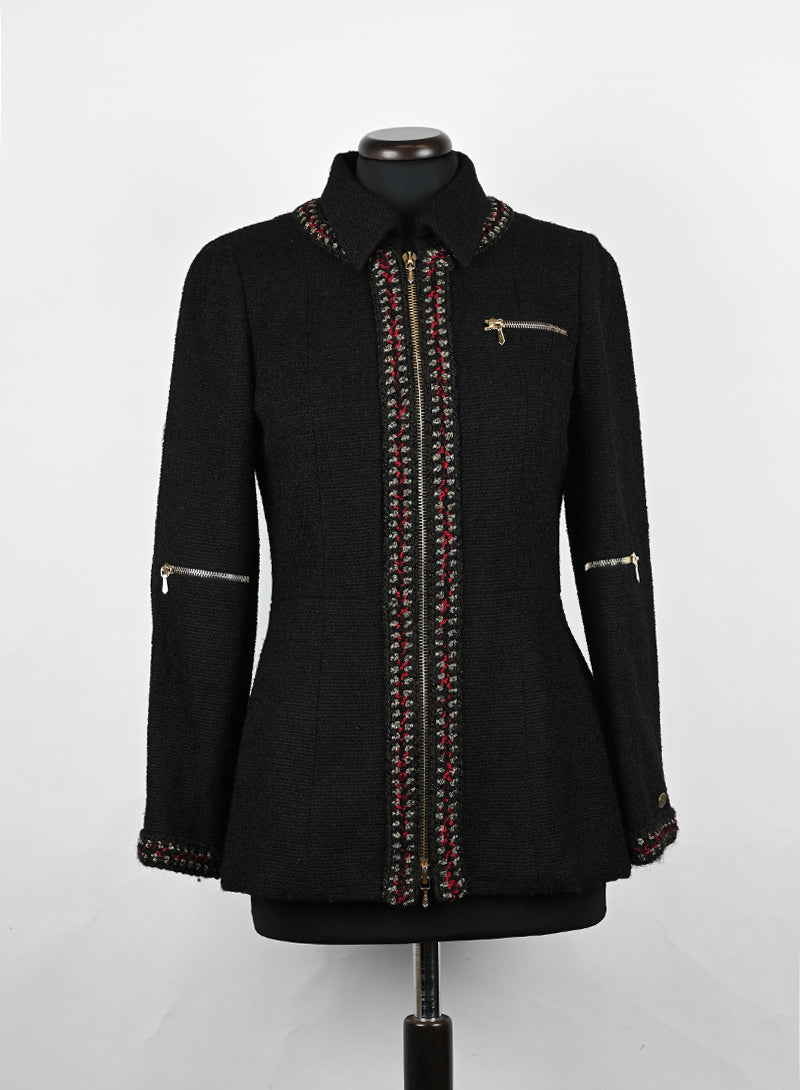 Chanel Giacca in lana nera - Tg. -  lesleyluxuryvintage