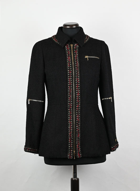Chanel Giacca in lana nera - Tg. -  lesleyluxuryvintage