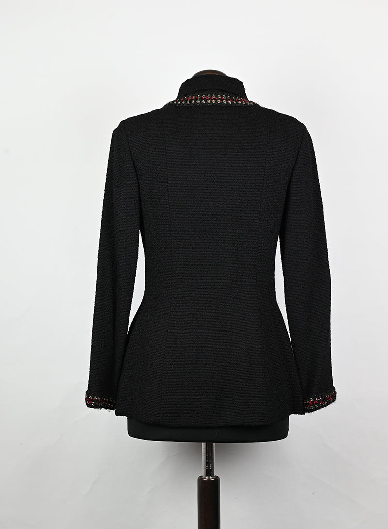 Chanel Giacca in lana nera - Tg. -  lesleyluxuryvintage