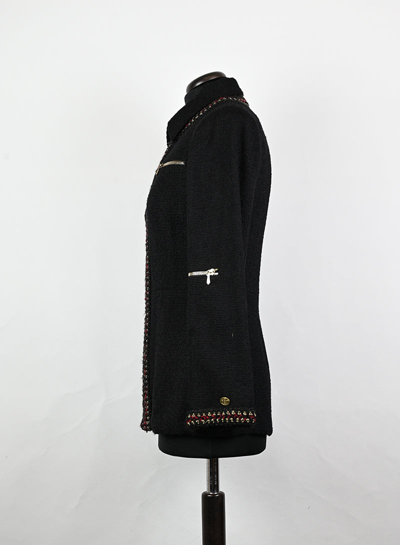Chanel Giacca in lana nera - Tg. -  lesleyluxuryvintage