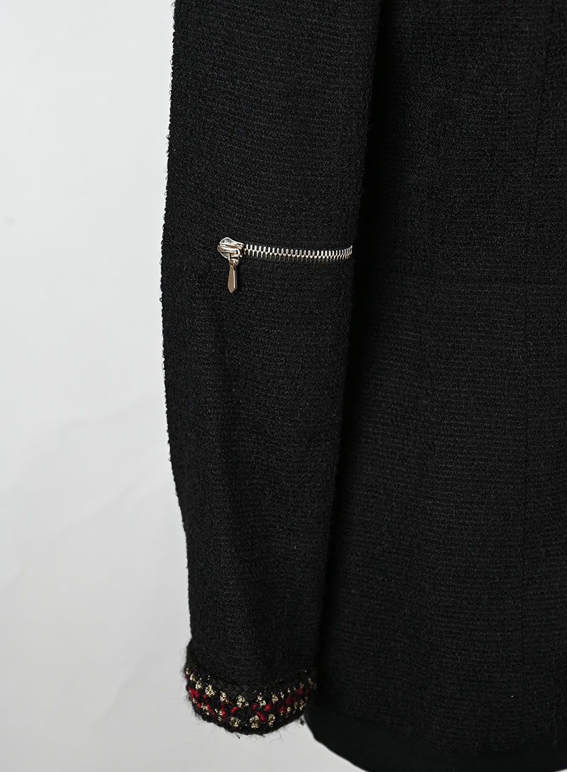 Chanel Giacca in lana nera - Tg. -  lesleyluxuryvintage