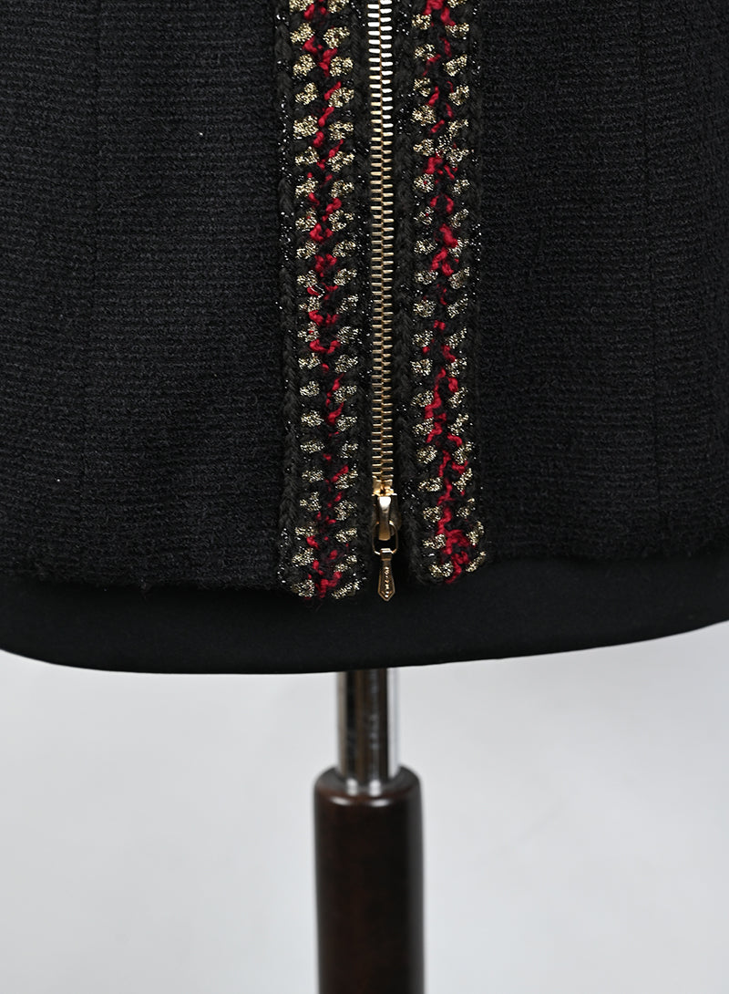 Chanel Giacca in lana nera - Tg. -  lesleyluxuryvintage