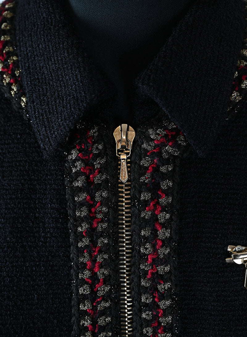 Chanel Giacca in lana nera - Tg. -  lesleyluxuryvintage