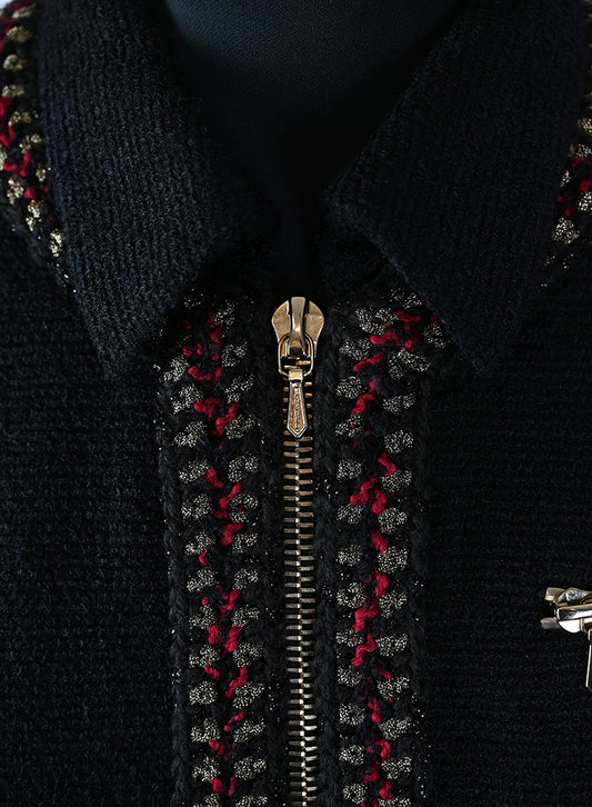 Chanel Giacca in lana nera - Tg. -  lesleyluxuryvintage