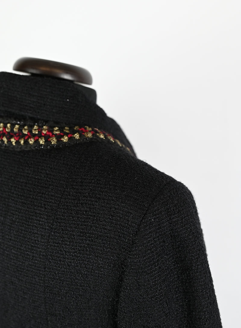 Chanel Giacca in lana nera - Tg. -  lesleyluxuryvintage