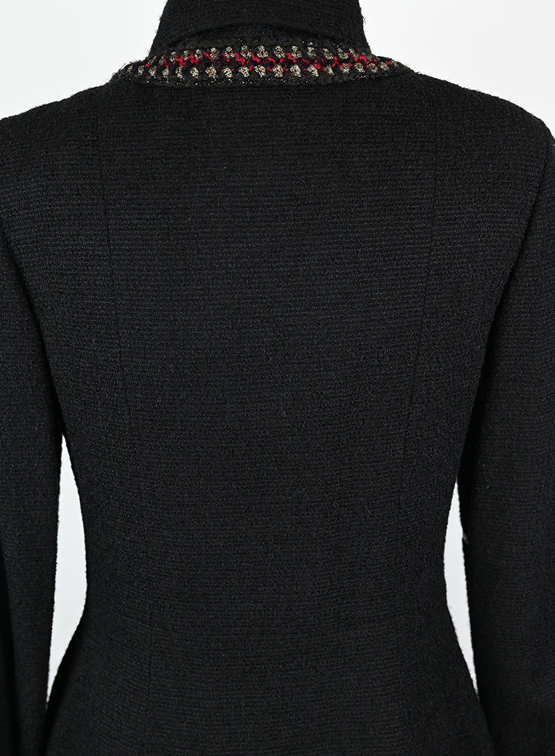 Chanel Giacca in lana nera - Tg. -  lesleyluxuryvintage