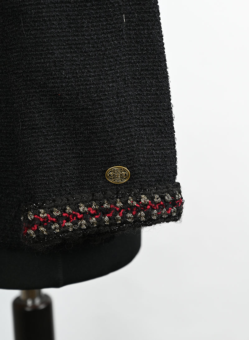 Chanel Giacca in lana nera - Tg. -  lesleyluxuryvintage