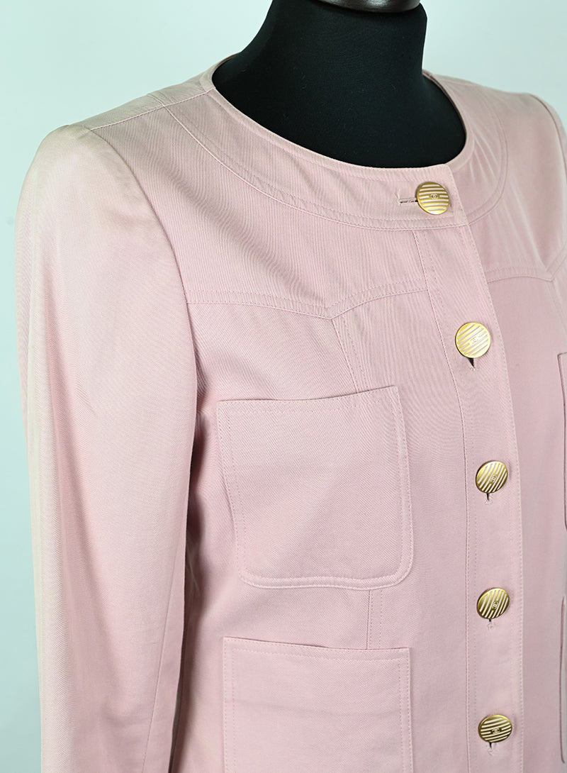 Chanel Giacca in cotone rosa - Tg. 34 FR -  lesleyluxuryvintage