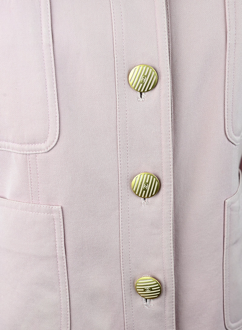 Chanel Giacca in cotone rosa - Tg. 34 FR -  lesleyluxuryvintage