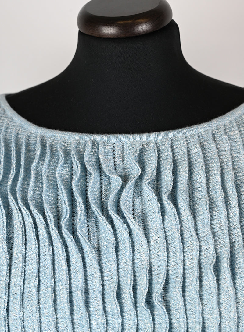 Chanel Gilet in cashmere azzurro - Tg. 42 FR -  lesleyluxuryvintage