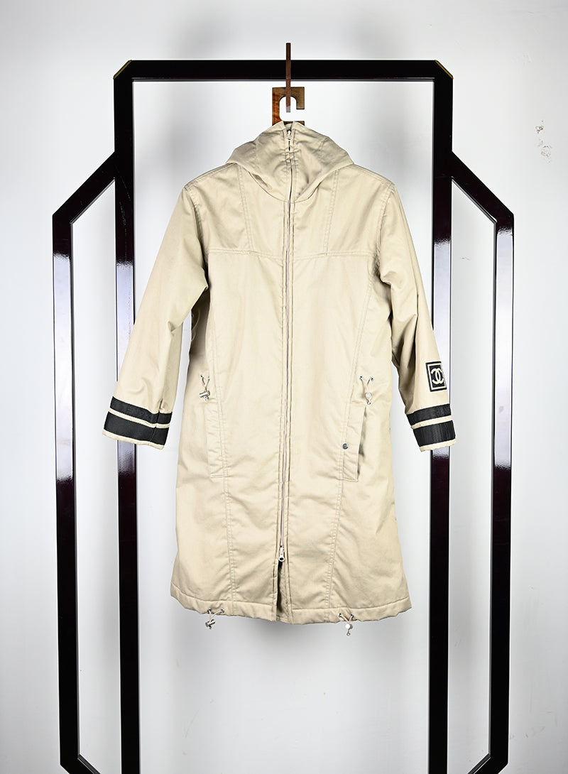 Chanel Parka imbottito beige - Tg. 38