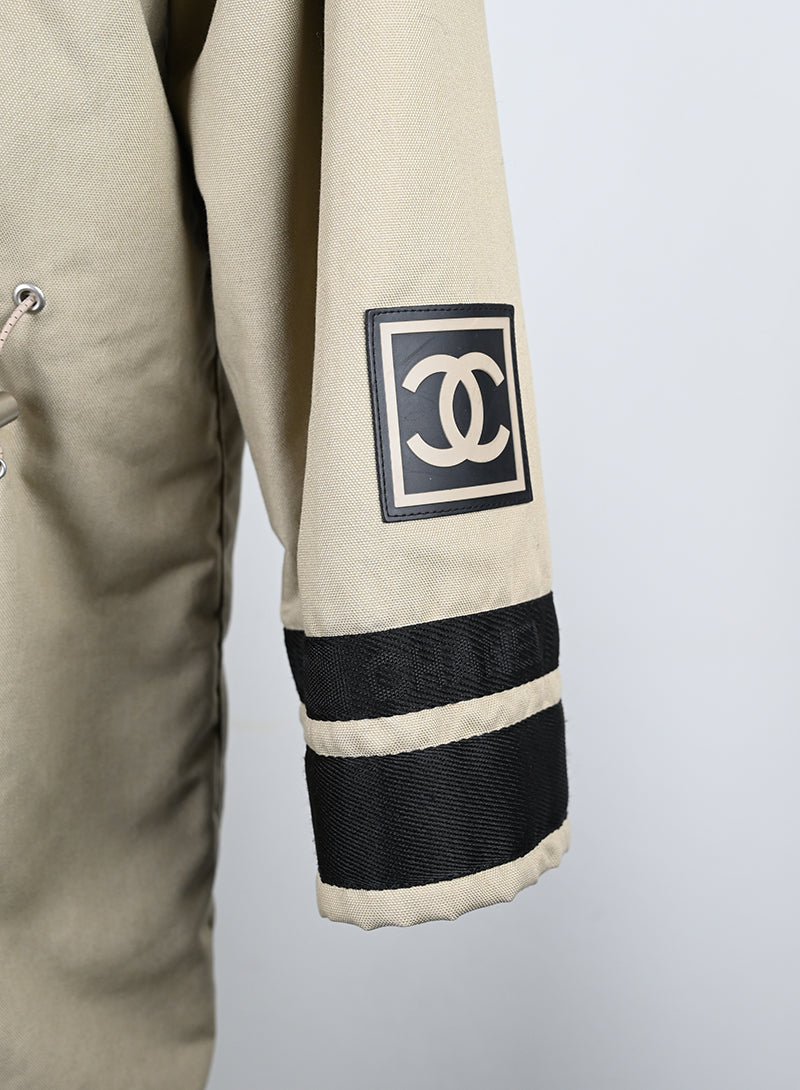 Chanel Parka imbottito beige - Tg. 38