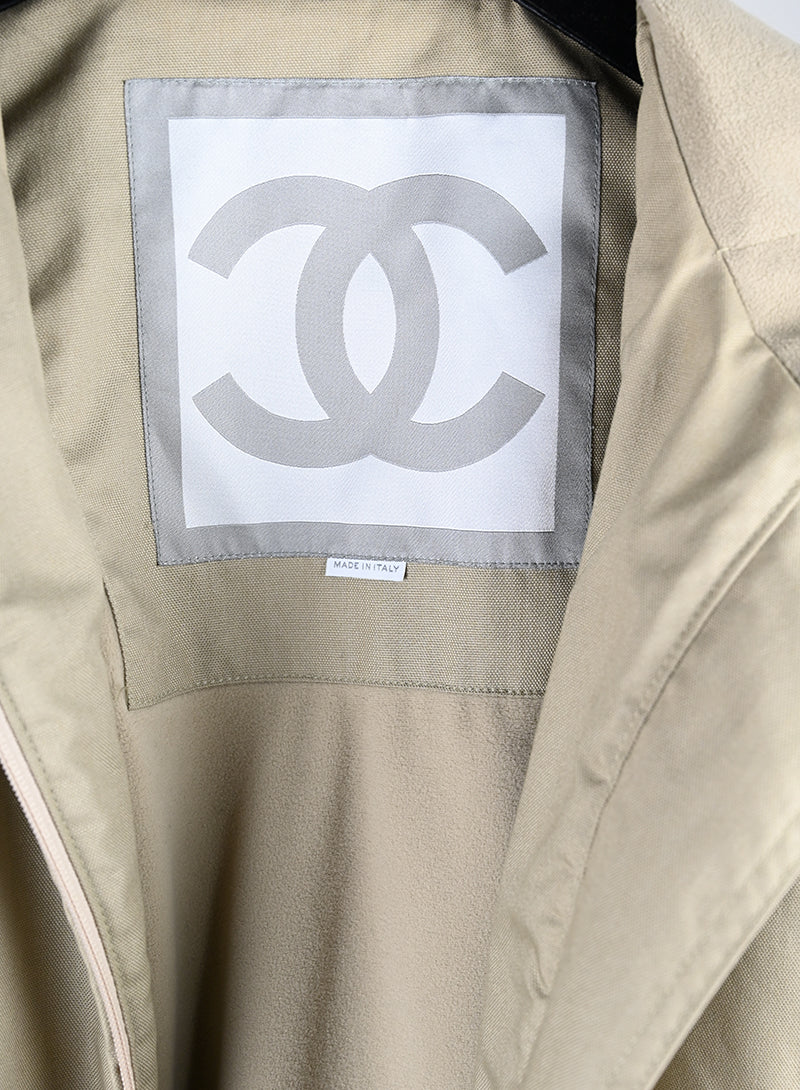 Chanel Parka imbottito beige - Tg. 38