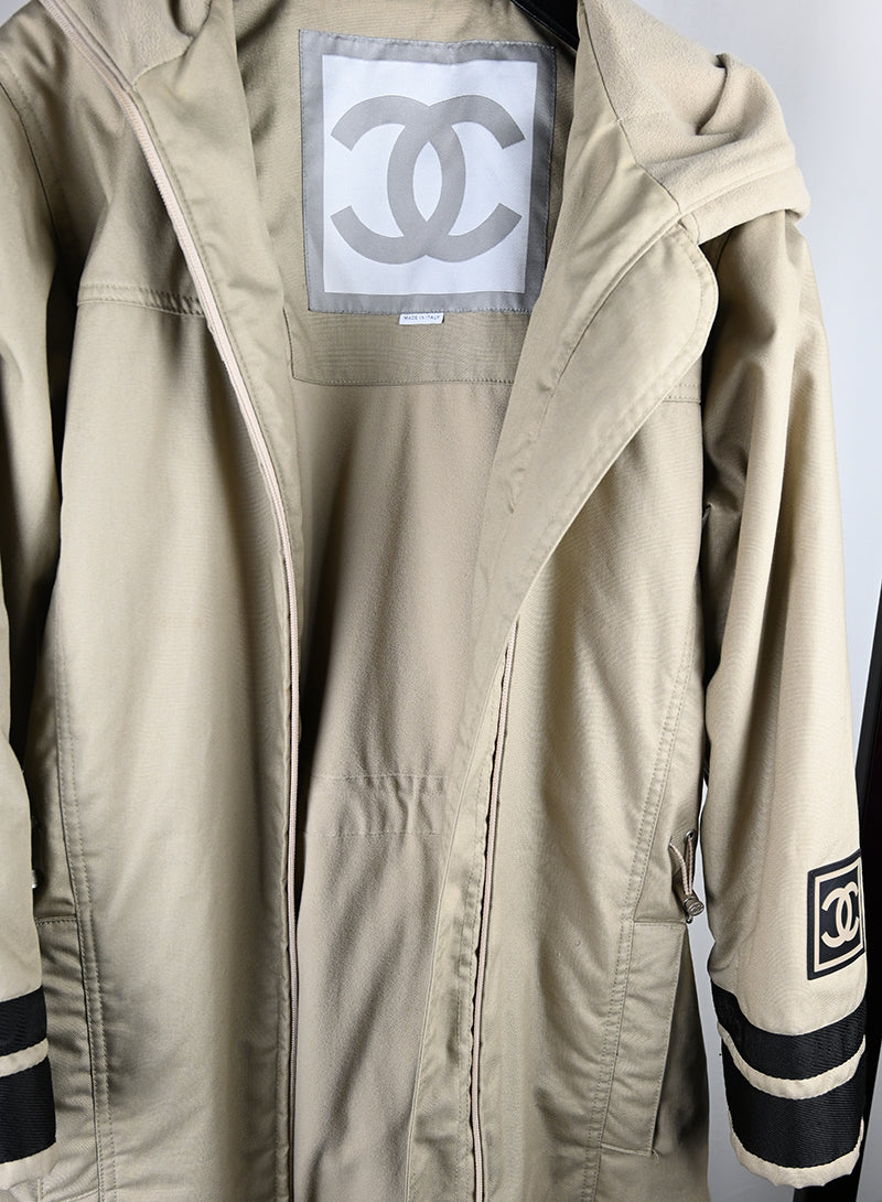 Chanel Parka imbottito beige - Tg. 38