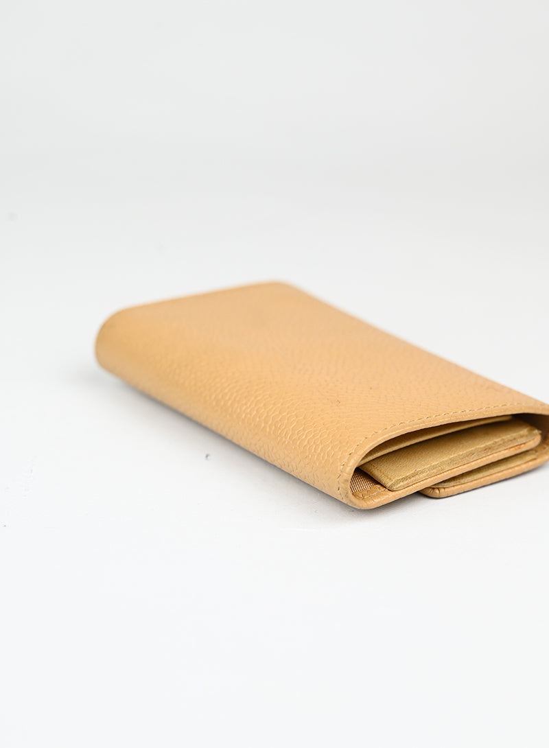 Chanel Portachiavi in pelle beige