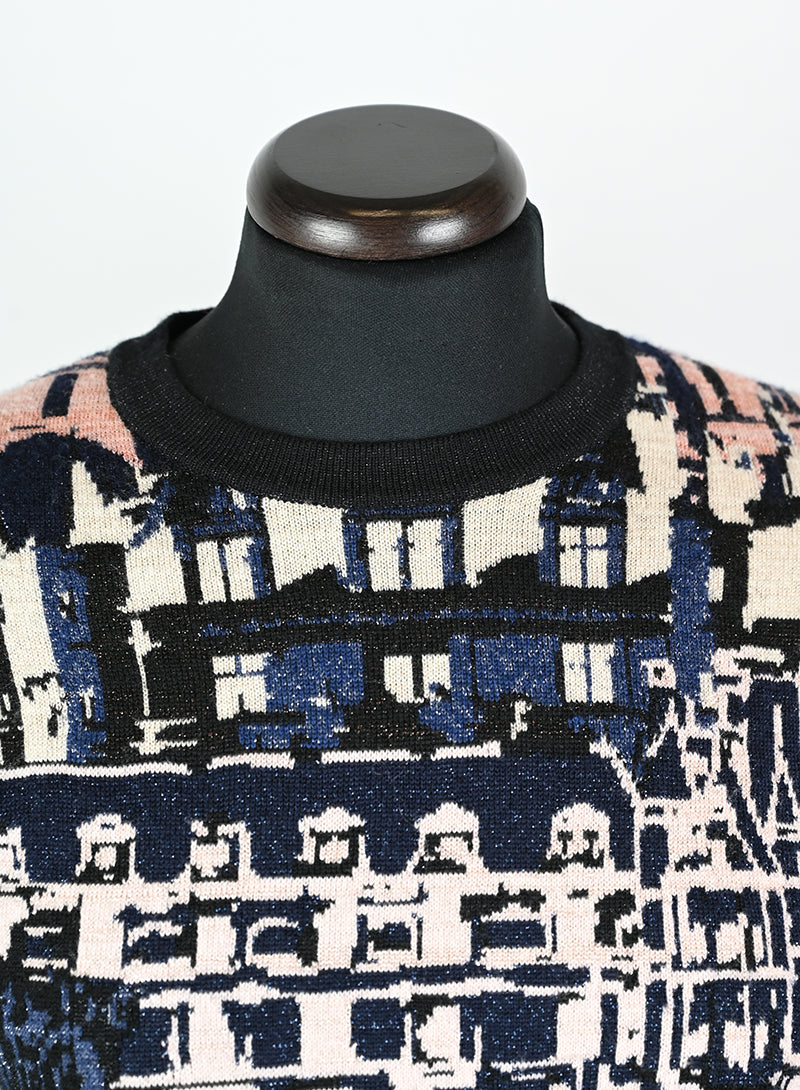 Chanel Pullover in cashmere blu - Tg. 34 FR -  lesleyluxuryvintage