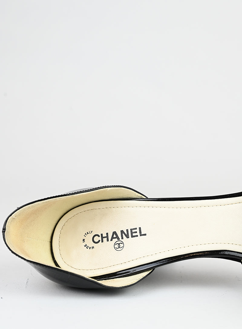Chanel Décolleté in pelle bianca - N. 41 -  lesleyluxuryvintage