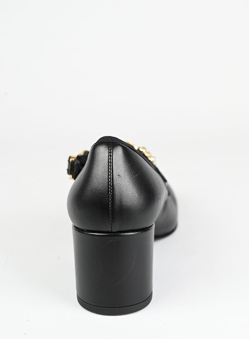 Chanel Scarpe Mary Jane in pelle nera - N. 36 ½