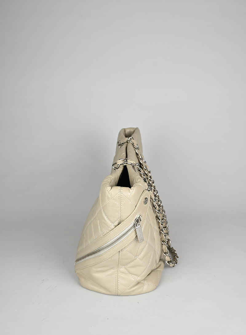 Chanel Shopper Cambon Tote Pelle Burro