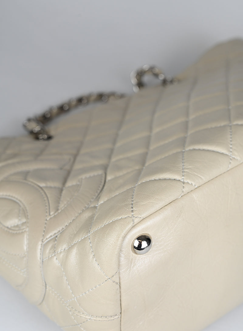 Chanel Shopper Cambon Tote Pelle Burro