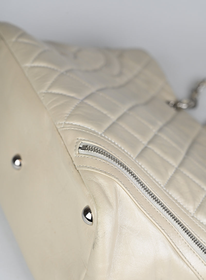 Chanel Shopper Cambon Tote Pelle Burro
