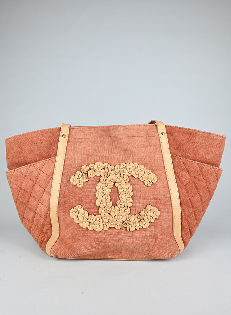 Chanel Shopper Saint Tropez Denim Terracotta 2011