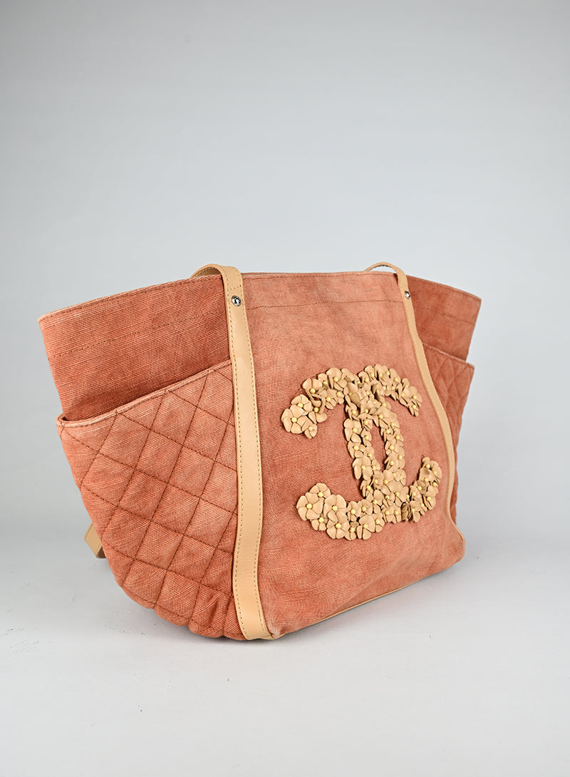 Chanel Shopper Saint Tropez Denim Terracotta 2011