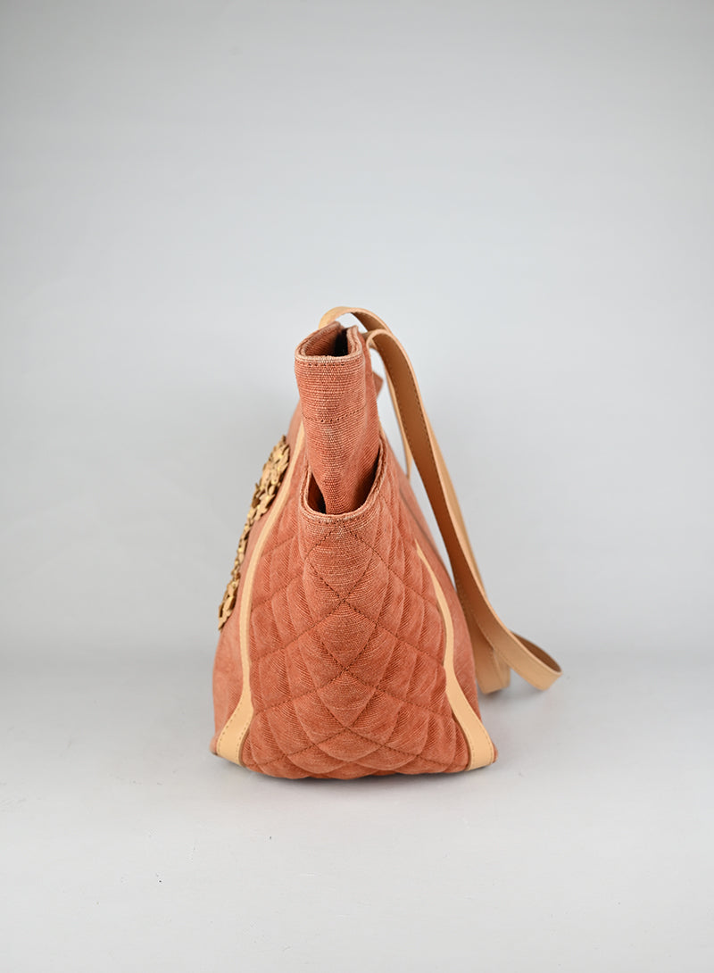 Chanel Shopper Saint Tropez Denim Terracotta 2011
