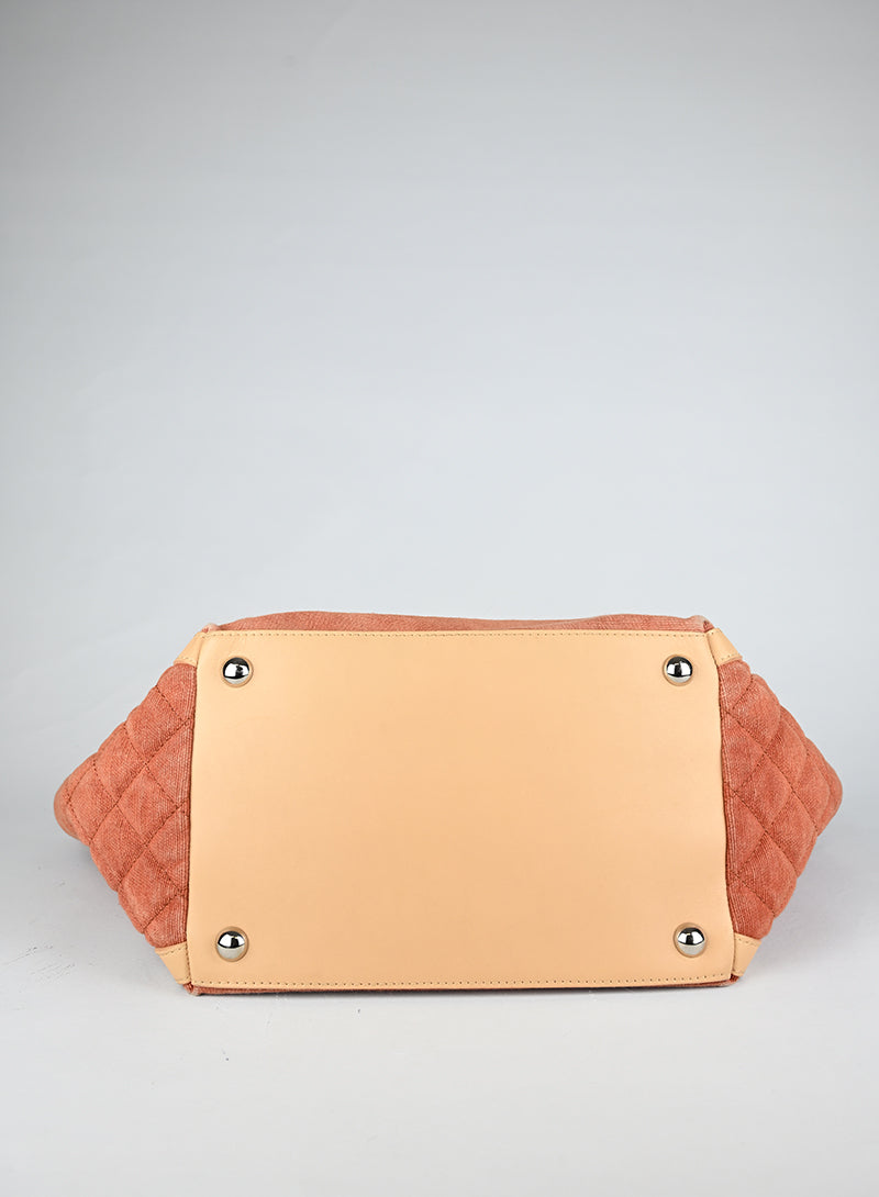 Chanel Shopper Saint Tropez Denim Terracotta 2011