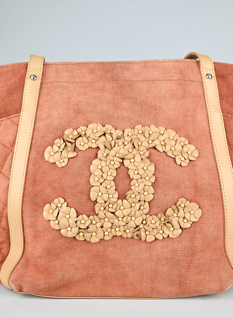 Chanel Shopper Saint Tropez Denim Terracotta 2011