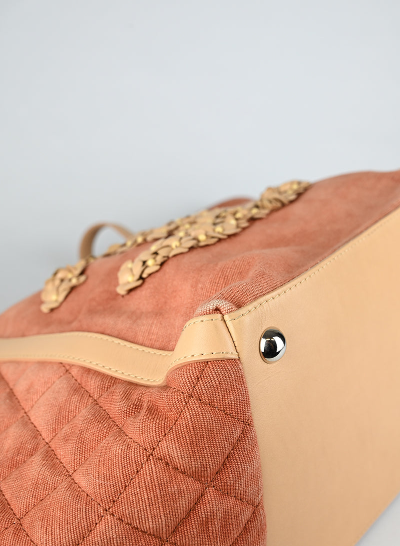 Chanel Shopper Saint Tropez Denim Terracotta 2011