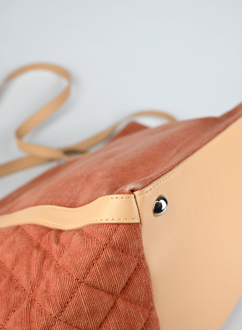 Chanel Shopper Saint Tropez Denim Terracotta 2011