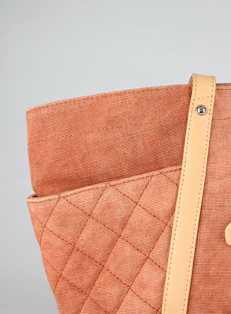 Chanel Shopper Saint Tropez Denim Terracotta 2011